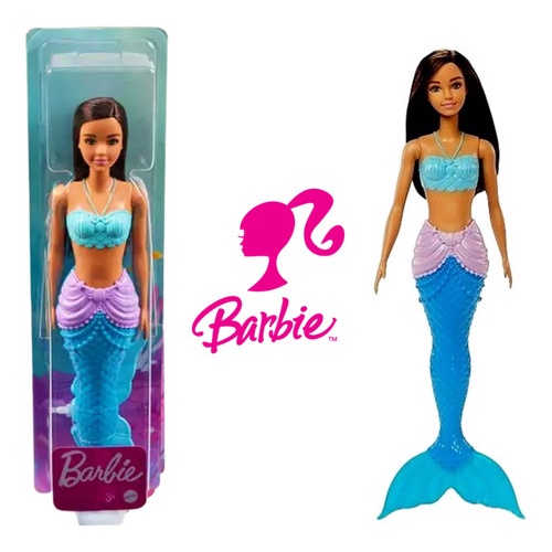 Boneca com Acessórios - Barbie Dreamtopia - Sereia Penteados