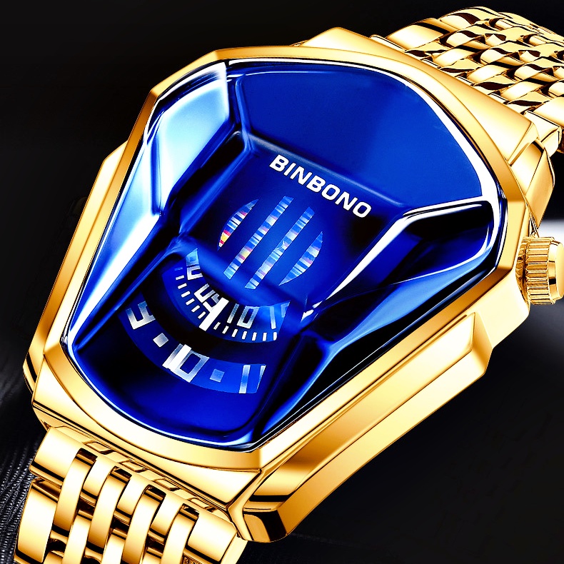 Relógio De Motocicleta Masculino De Moda Tendência Estilo Único Conceito Quartzo Tecnologia Masculina