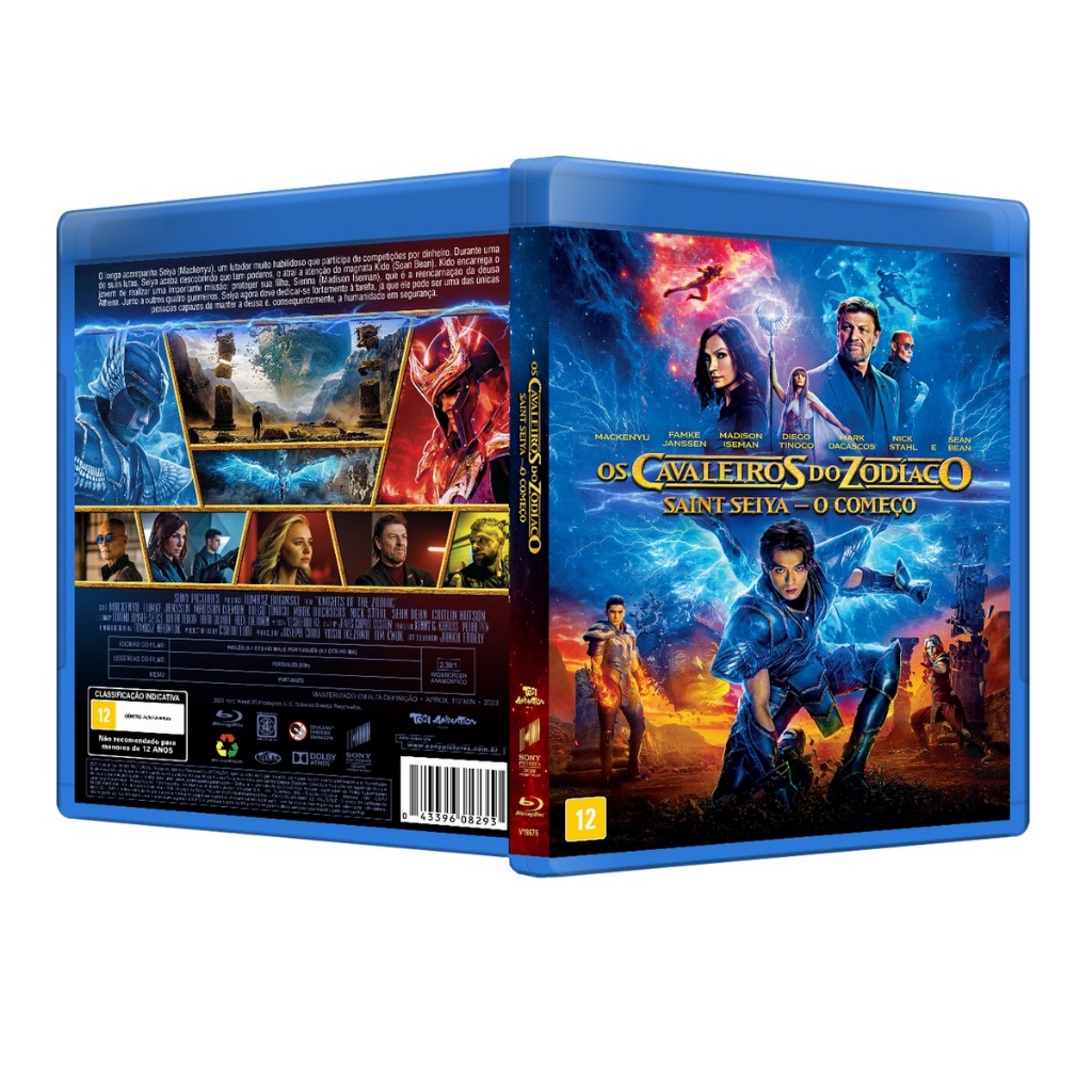 Box Dvd Cavaleiros Do Zodiaco Dublado 12 Casas Asgard Poseid