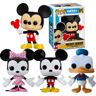 Disney Funko POP Mickey Mouse E Pato Donald 1075 01 Minnie 23 31 Decoração De Quarto Lembrança Infantil Anime Dolls