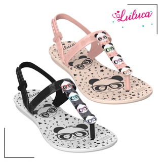 Chinelo Panda Luluca Amor Ipanema Dedo Preto Rosa Meninas