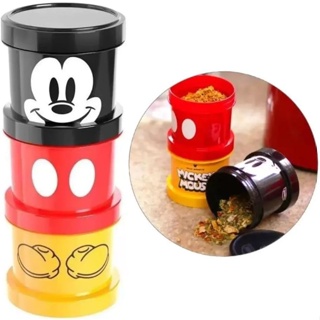 Porta Condimentos Empilháveis Plasutil Mickey Com 3 Peças