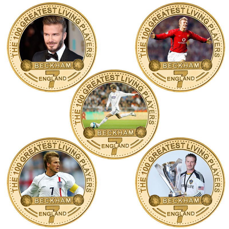 Moeda Comemorativa Beckham/Metal Crafts Champion Badge | Shopee Brasil