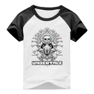 Camisa Camiseta Básica Unissex Skull Undertale