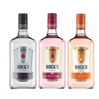 Gin Rocks 1000ml Sabores Tradicional Sunset Strawberry un