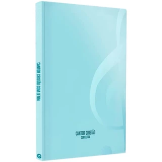 Cantor Cristão Grande com Letra Brochura Tiffany | Editora Geográfica em Oferta na Shopee