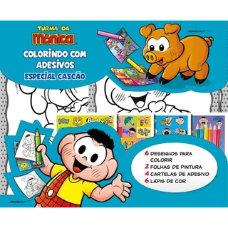 Cascão - Colorindo com Adesivos