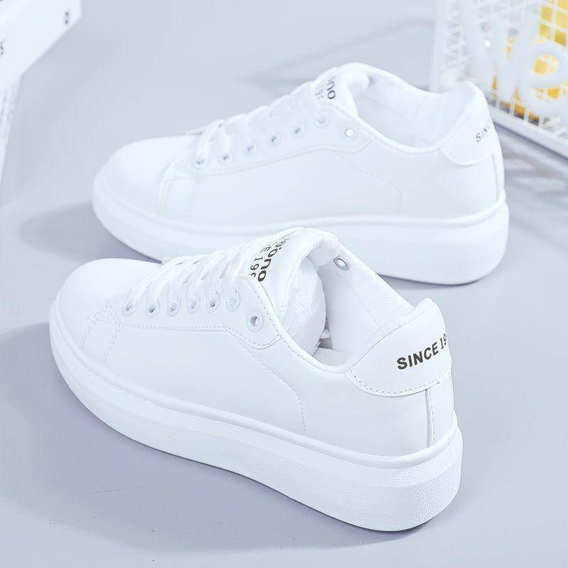 Sapatinhos Brancos Pequenos Sapatinhos Brancos Femininos Respiráveis 2023 Primavera Outono Novo Estilo ins Student Korean Versão All-Match Sneakers Flat Sports Casual Shoes