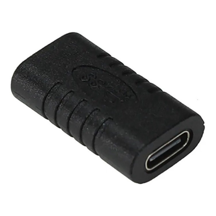 Adaptador Emenda Usb-c 3.1 Tipo C Fêmea X Fêmea Conector