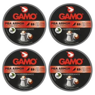 4x Munição/chumbinho 5.5mm Gamo 75un. Pba Armor