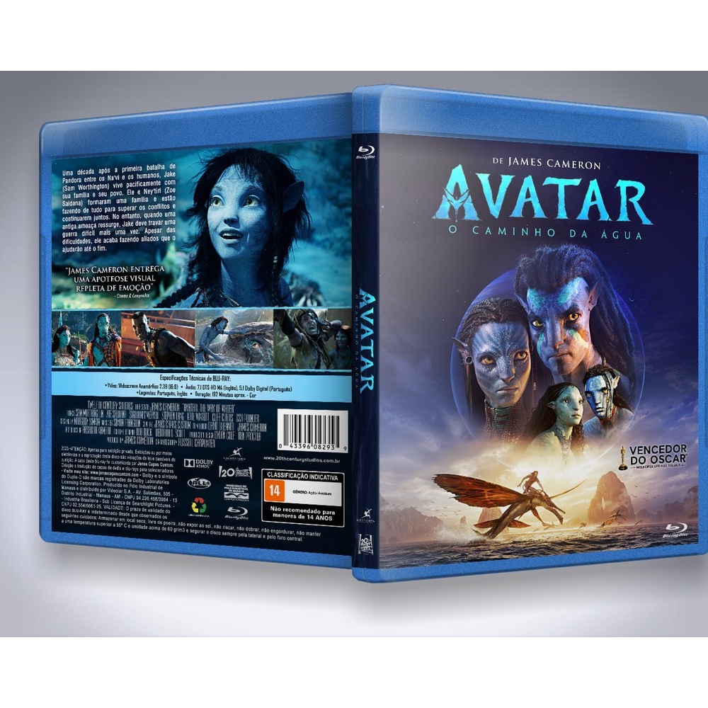 Blu-ray: Avatar - O Caminho Da Água [PERSONALIZADO]