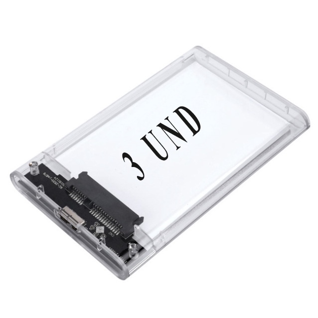 Kit 3 Case Hd 3.0 Ext 2.5 Notebook Usb Pc Ps4 Xbox 6gbps One