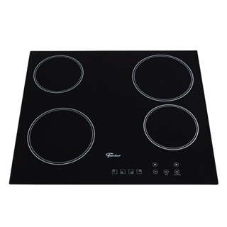 Cooktop Fogão Fischer 4Q Elétrico Mesa Vitrocerâmica Touch 220V