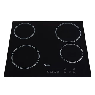 Cooktop Fogão Fischer 4Q Elétrico Mesa Vitrocerâmica Touch 220V