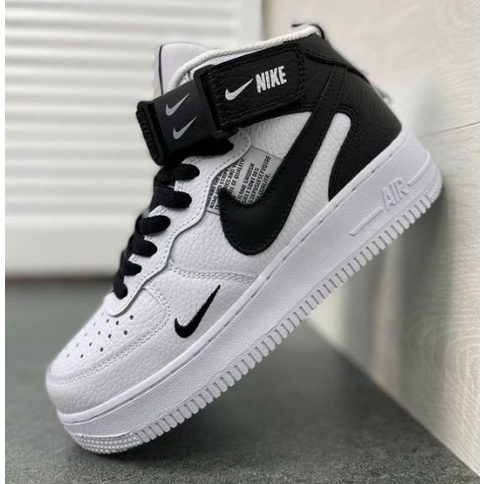 Nike air force preto cano 2024 alto masculino