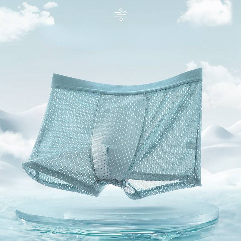 Boxer De Malha Respirável Para Homem Summer Plus