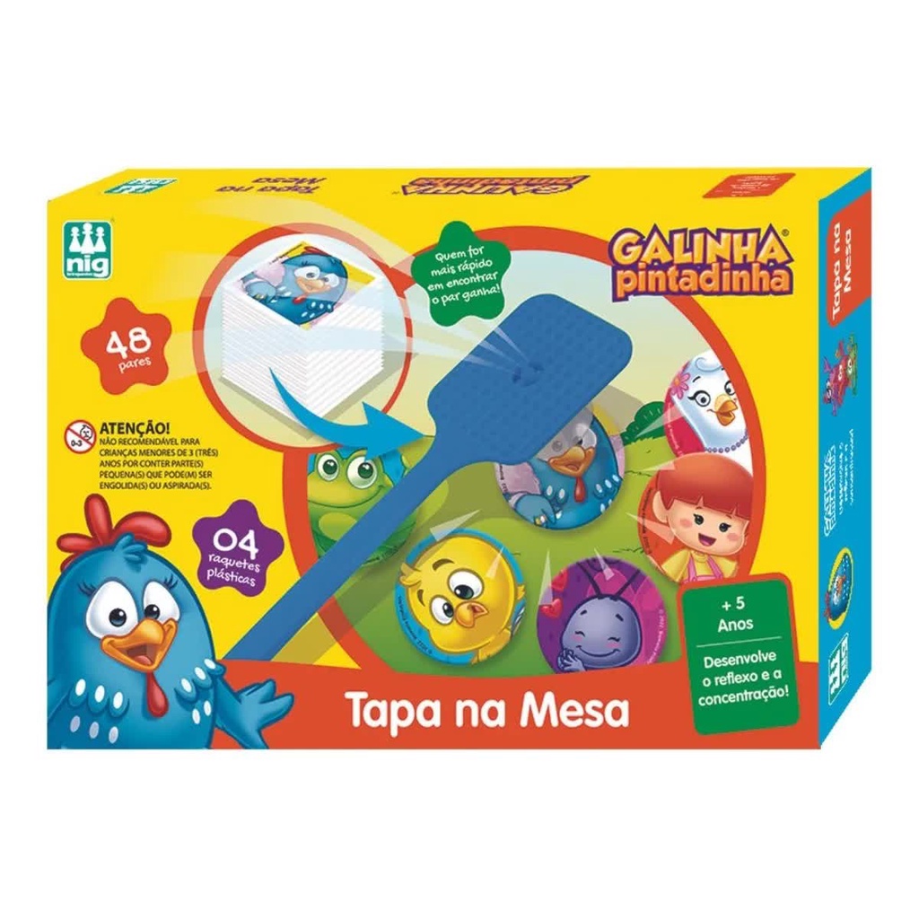 Mesinha infantil com Cadeira Galinha Pintadinha R.360 - Monte Líbano