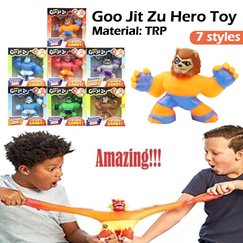 Goo Jit Zu Hero Toy TRP Jogo De Brinquedos Descompressivos Para