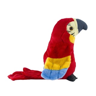 Talking best sale stuffed parrot