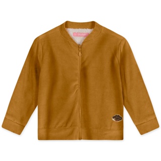 Jaqueta Aveludada Infantil Menina Love Lilica