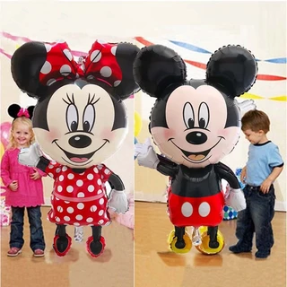 Balões Gigantes Mickey Minnie Mouse Disney Cartoon Foil Balão Baby Shower Festa De Aniversário Decorações Kids Classic Toys Air Gift
