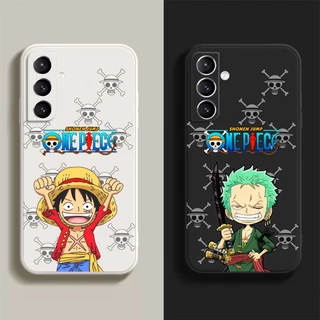 Capa Para Samsung Galaxy M33 M51 M52 M53 M54 M62 F62 5G Telefone Silicone Macio ONE PIECE Monkey D . Luffy