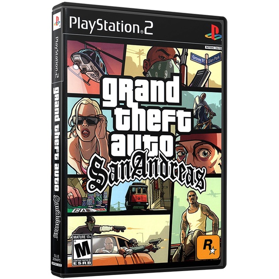 GTA San Andreas PS2 Play2 Playstation 2 | Shopee Brasil
