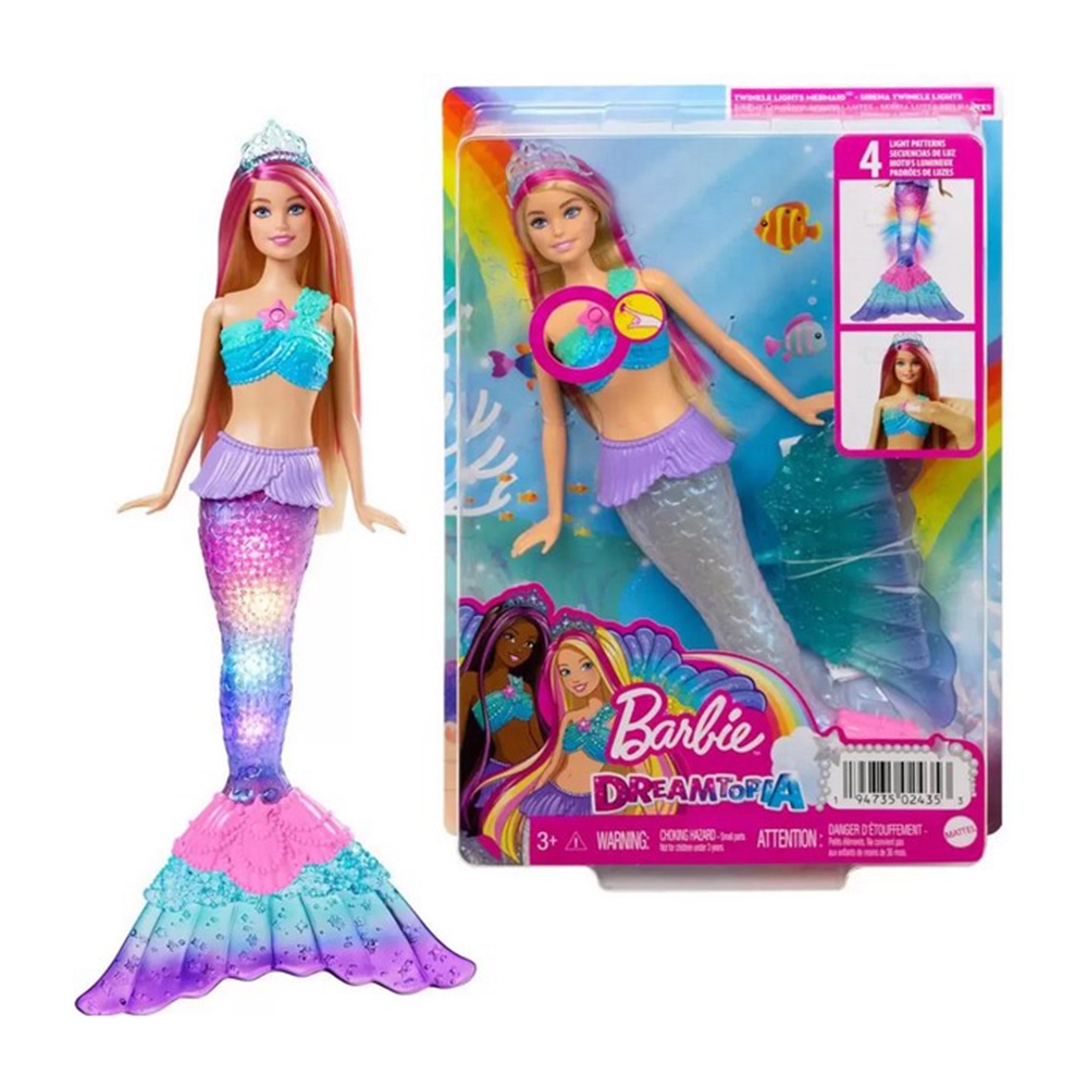 Barbie dreamtopia store rainbow lights mermaid