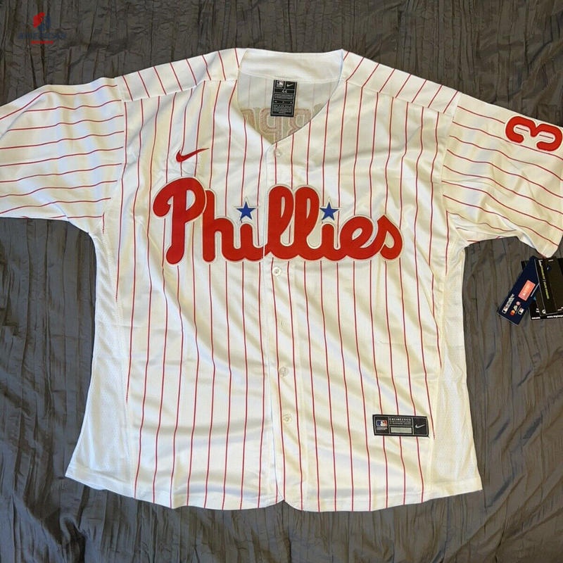 Masculina Camisa 2023MLB Philadelphia Phillies Bryce Harper Camiseta