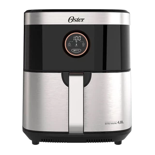 Fritadeira Air Fryer Elétrica OFRT660 Oster 4.8L Botão Digital Inox - 220v