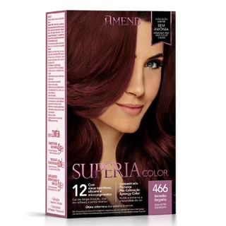 Coloração S/ Amônia 466 Vermelho Borgonha SupériaColor Amend