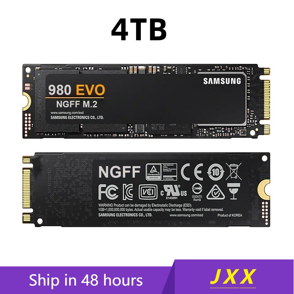 4TB Samsung SSD 980 evo NGFF M . 2 Graus M2 2280 TLC pcie Gen 3,0 ...