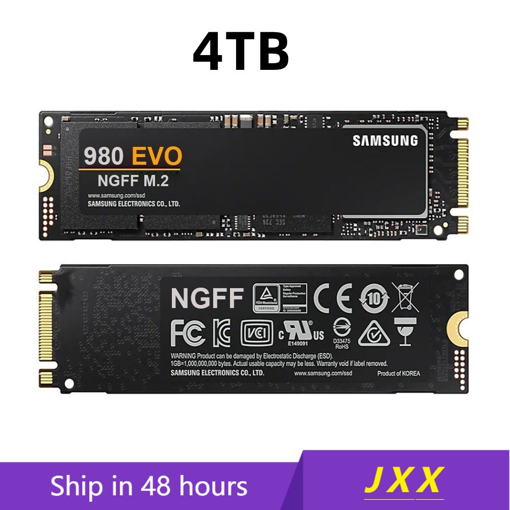 4TB Samsung SSD 980 evo NGFF M . 2 Graus M2 2280 TLC pcie Gen 3,0 X4 , Ngff1,4