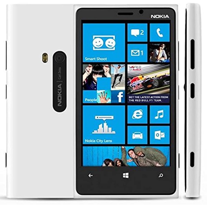 Nokia Lumia 920 32GB Smartphone Windows 4G LTE Desbloqueado C/Tecnologia PureView 8MP-Branco