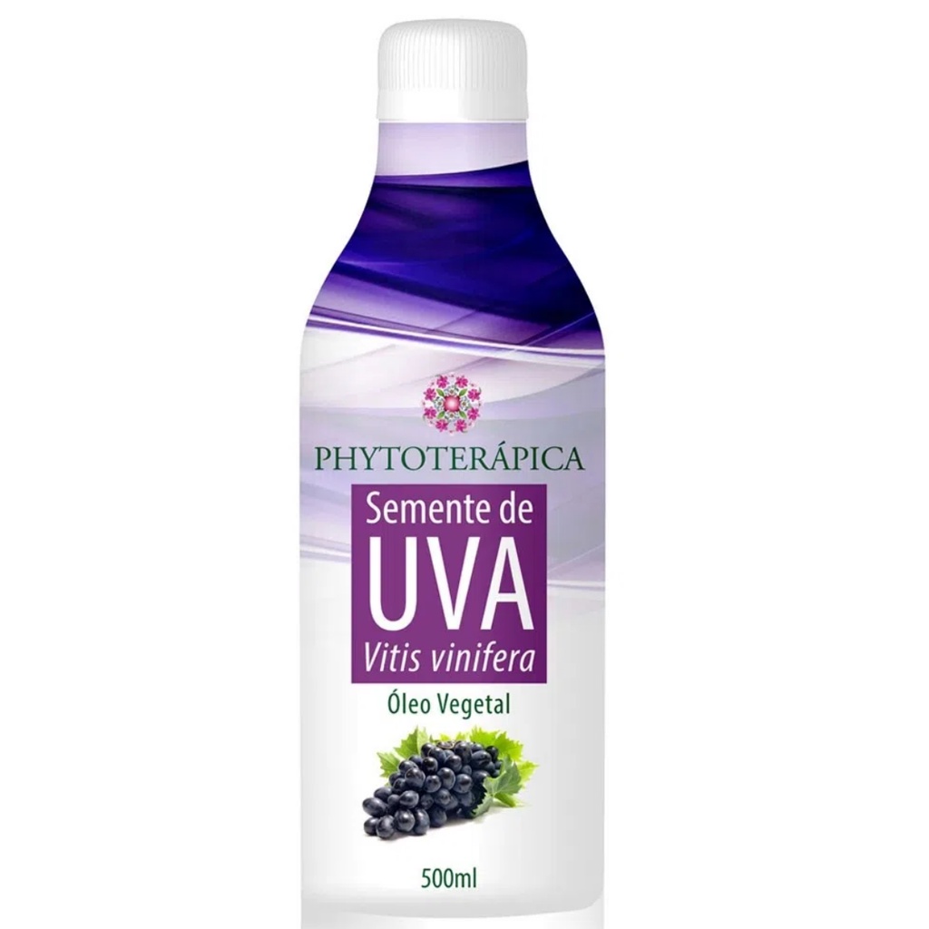 Óleo Para Corpo Phytoterápica Vegetal De Semente De Uva De 500ml/500g