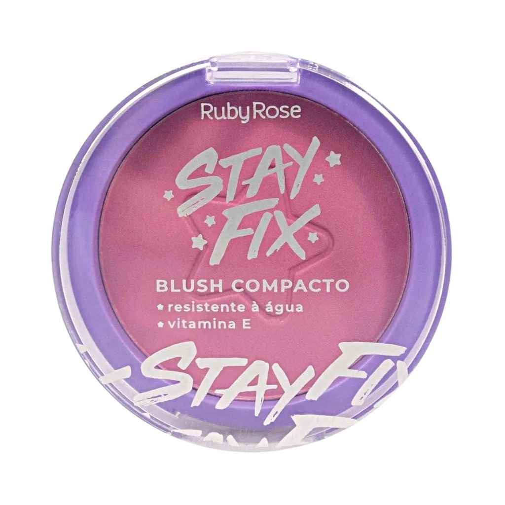RUBY ROSE STAY FIX BLUSH COMPACTO LYRA 6G | Shopee Brasil