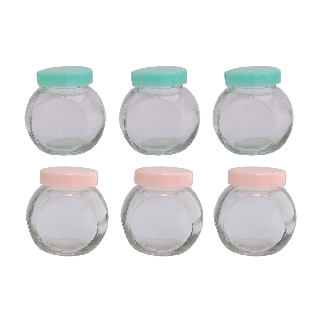 Conjunto Pote Porta Condimento 3 Peças de Vidro 115ml