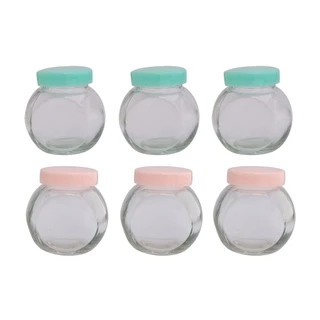Conjunto Pote Porta Condimento 3 Peças de Vidro 115ml