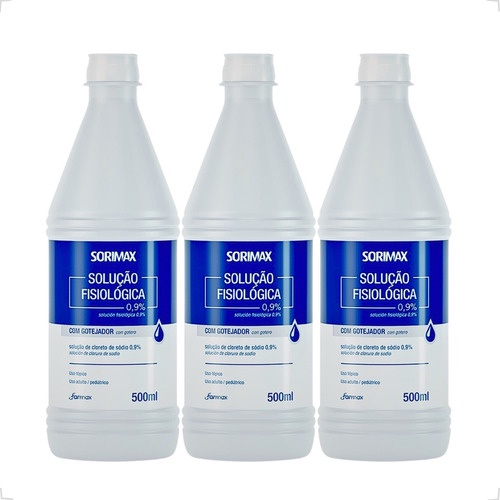 SOLUCAO FISIOLOGICA SORIMAX 500ML FARMAX