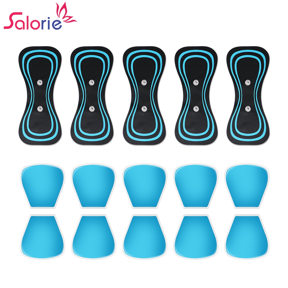 Almofadas De Gel De 5/10pcs Para Massageador De Pescoço EMS Massajador Patch Back De Músculos Adesivo De Estimulação De Pulso