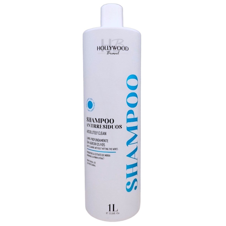 Shampoo Antiresíduos Absolutely Clean Hollywood 1L | Shopee Brasil