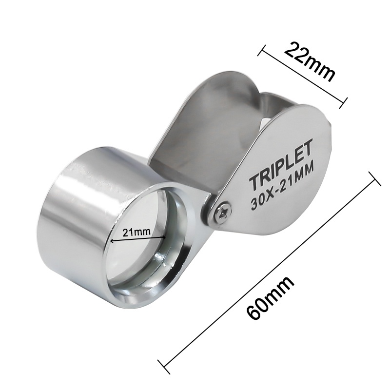Mini Lupa - lente dobrável 30x-21mm | Shopee Brasil