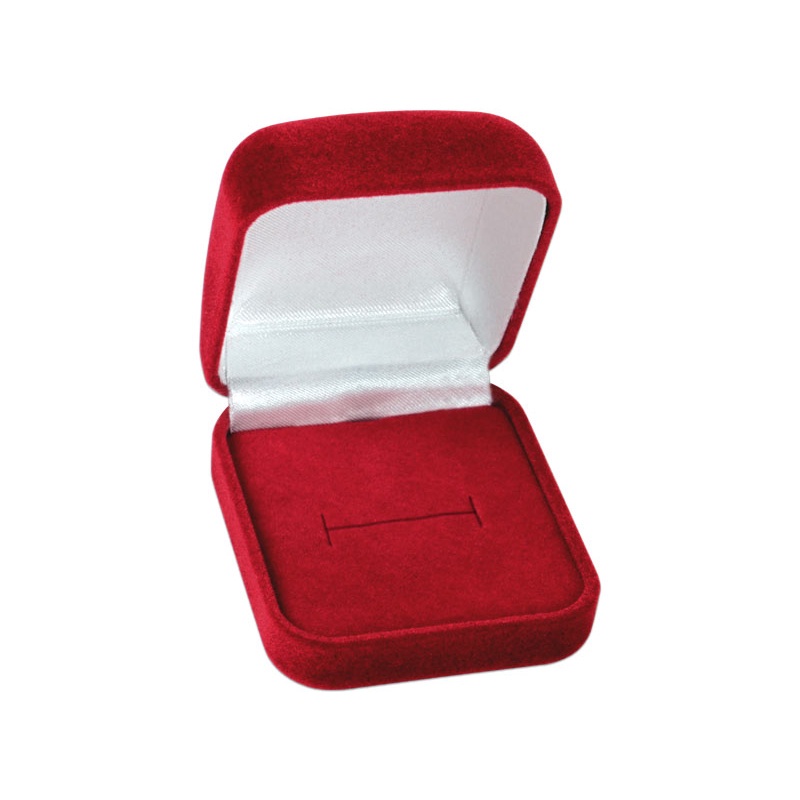 1 / 5 Caixinha Estojo De Veludo Para anel preto-vermelho-azul