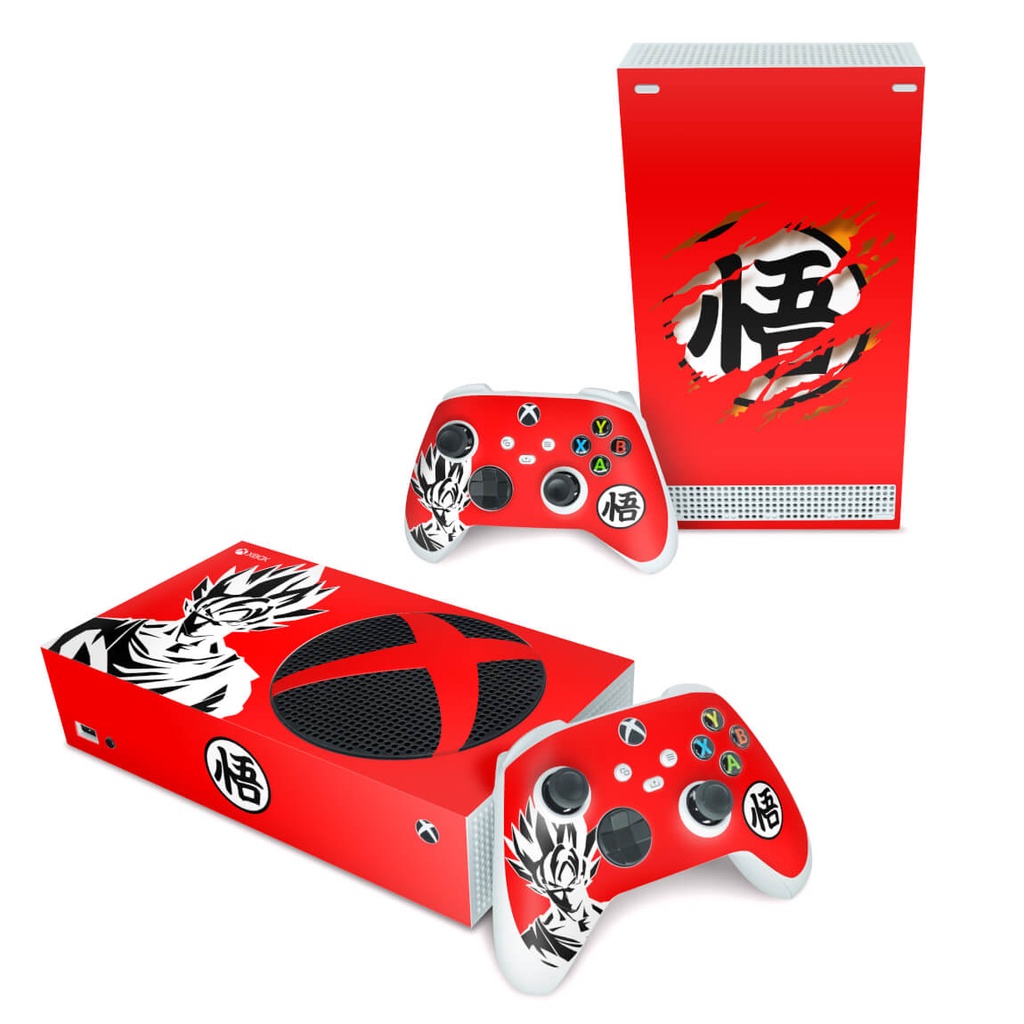 Adesivo Skin Xbox Series S e dois Controles Dragon Ball Z b4 em Promoção na  Americanas