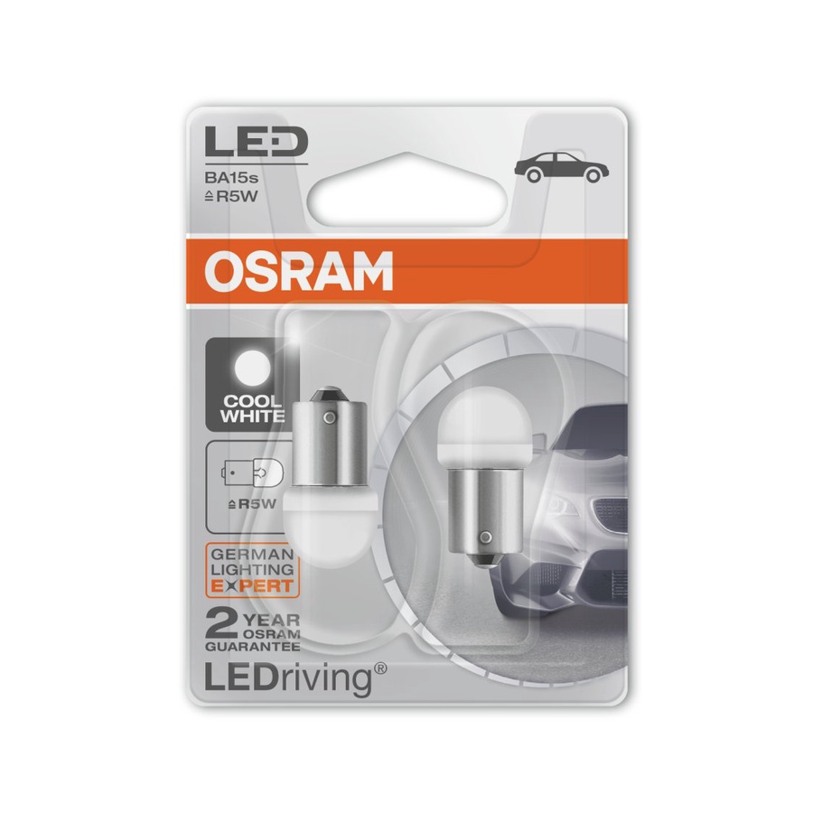 Lâmpada Led 5107 R5W BA15s Osram (Par)