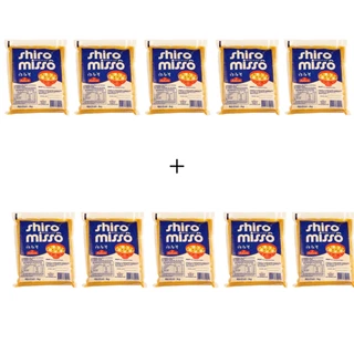 KIT 10 MASSA DE SOJA MISSÔ SHIRO SAKURA AZUL 1 KG