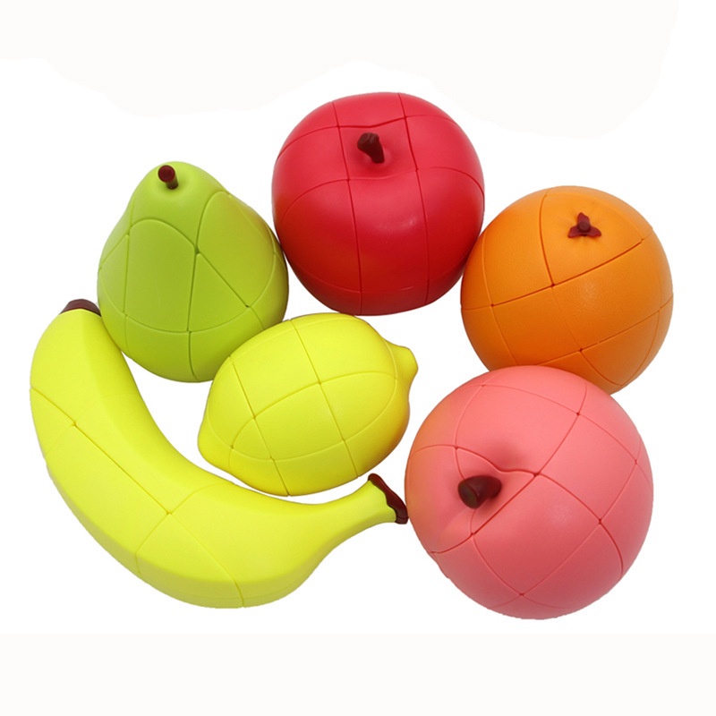 Fanxin Banana De Maçã Limão 3x3 Cubo De Frutas Modelo Criativo Cor