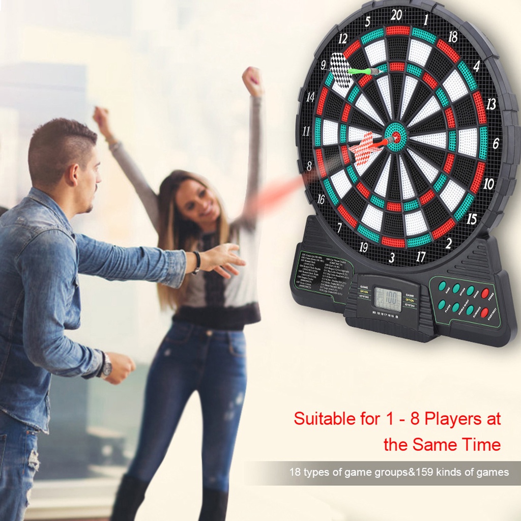 Dartboard with shop electronic scoring