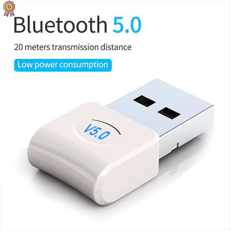 Adaptador USB Bluetooth Dongle V5.0 Para PC Computador Portátil Música Sem Fio Alto-Falante Receptor De Fone De Ouvido Transmissor HYYKT