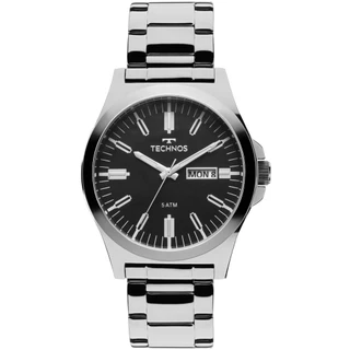 Relógio Technos Masculino Steel Prata - 2305AX/1P